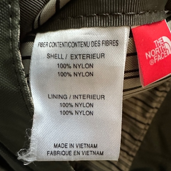 North Face nylon messenger / crossbody bag - olive/military green - Picture 4 of 4